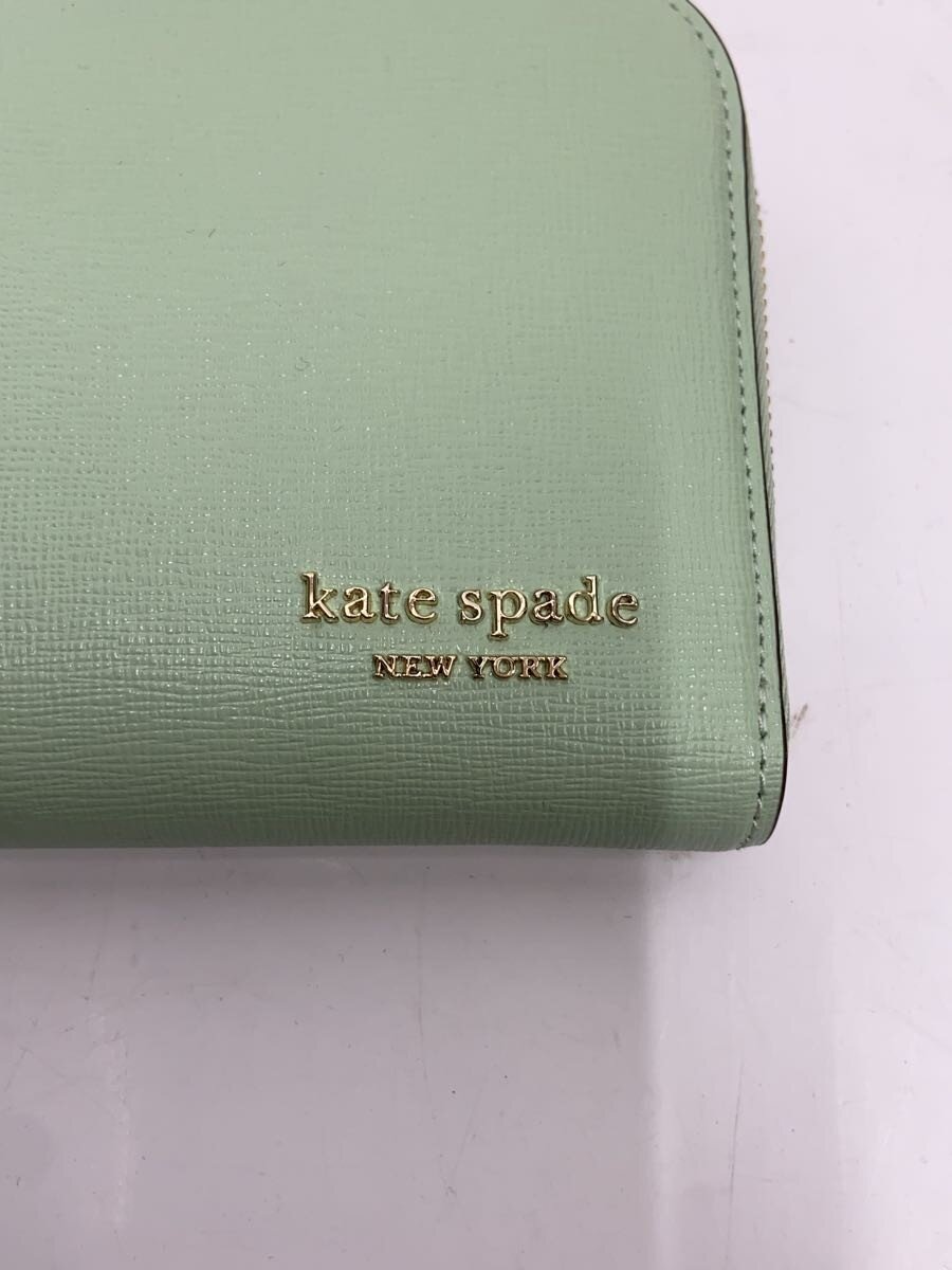 【中古】kate spade new york◆長財布/牛革/GRN/レディース/K1673【服飾雑貨他】