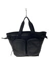 【中古】MONCLER◆トートバッグ/--/BLK【バッグ】