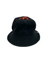 【中古】MAGIC STICK◆バケットハット/--/コットン/BLK/メンズ【服飾雑貨他】