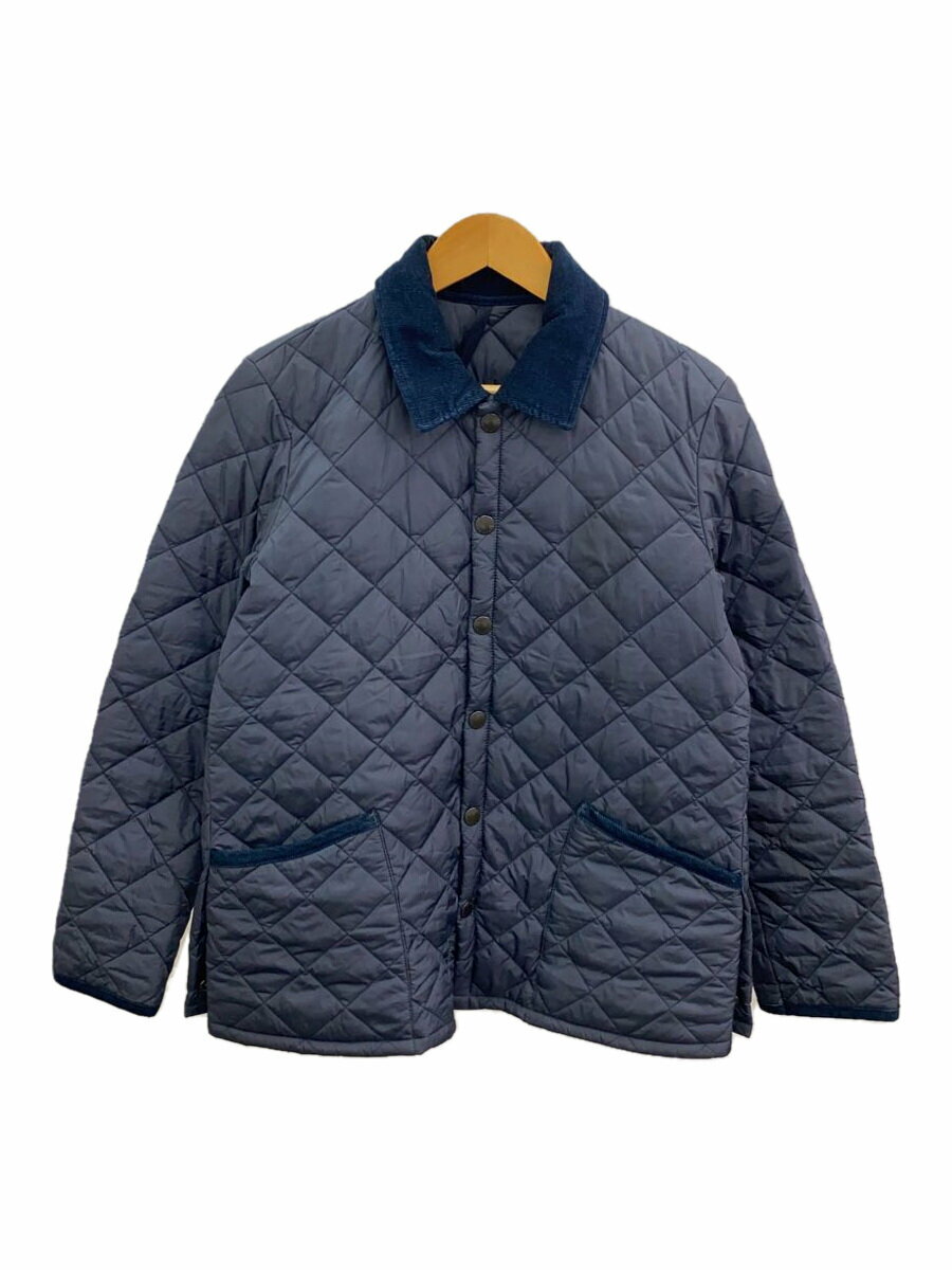 【中古】Barbour◆キルティングジャケット/38/ナイロン/NVY/無地/1902110//【メンズウェア】