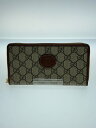 【中古】GUCCI◆長財布/PVC/BEG/総柄/メンズ/678002【