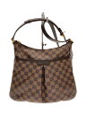 【中古】LOUIS VUITTON◆ブルームズベリPM_ダミエ・エベヌ_BRW/PVC/BRW/総柄【バッグ】