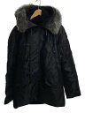 【中古】UNITED CARR◆ミリタリージャケット/S/--/BLK/8415-269-0418/N-3B【メンズウェア】