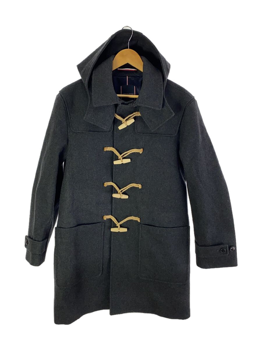 【中古】TOMMY HILFIGER◆ダッフルコート/50/ウール/GRY/無地/M193530012【メンズウェア】