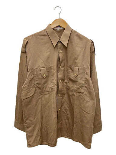 【中古】permaflott/長袖シャツ/40/--/BRW/70s/ユーロビンテージ//【メンズウェア】 【中古】permaflott/長袖シャツ/40/--/BRW/70s/ユーロビンテージ//【メンズウェア】