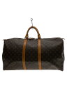 【中古】LOUIS VUITTON◆キーポル55_モノグラム・キャンバス_BRW/PVC/BRW/総柄【バッグ】