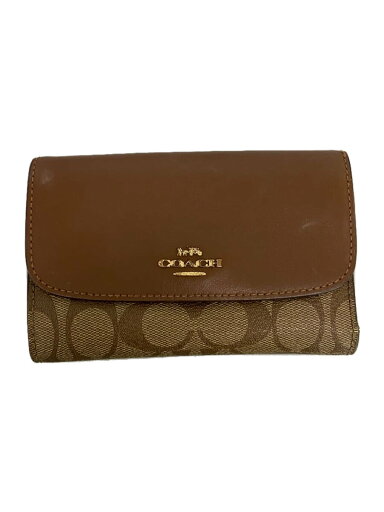 【中古】COACH◆財布/レザー/BRW/レディース【服飾雑貨他】 【中古】COACH◆財布/レザー/BRW/レディース【服飾雑貨他】