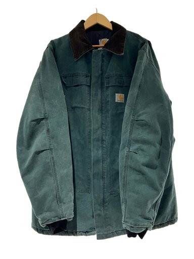 【中古】Carhartt◆ジャケット/XL/コットン/GRN/無地【メンズウェア】 【中古】Carhartt◆ジャケット/XL/コットン/GRN/無地【メンズウェア】
