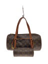 【中古】LOUIS VUITTON◆1)パピヨン30_モノグラム・キャンバス_BRW/PVC/ブラウン/総柄【バッグ】