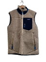 【中古】patagonia◆Classic Retro X Vest/フリースベスト/M/ポリエステル/IVO/23048FA23【メンズウェア】