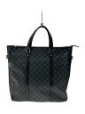 【中古】LOUIS VUITTON◆タダオPM_ダミエ・グラフィット_BLK/PVC/BLK/総柄【バッグ】(4)