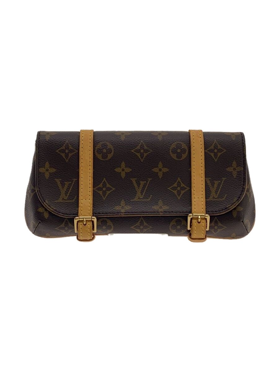 LOUIS VUITTON - 【中古】LOUIS VUITTON◆ポシェット・マレル_モノグラム・キャンバス_BRW/PVC/BRW【バッグ】