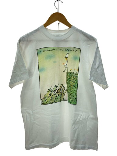【中古】ONEITA◆90S/RICHARD STINE/リチャードステイン/Tシャツ/L/コットン/WHT【メンズウェア】 【中古】ONEITA◆90S/RICHARD STINE/リチャードステイン/Tシャツ/L/コットン/WHT【メンズウェア】