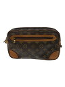 【中古】LOUIS VUITTON◆マルリー・ドラゴンヌGM_モノグラム・キャンバス_BRW/PVC/BRW【バッグ】