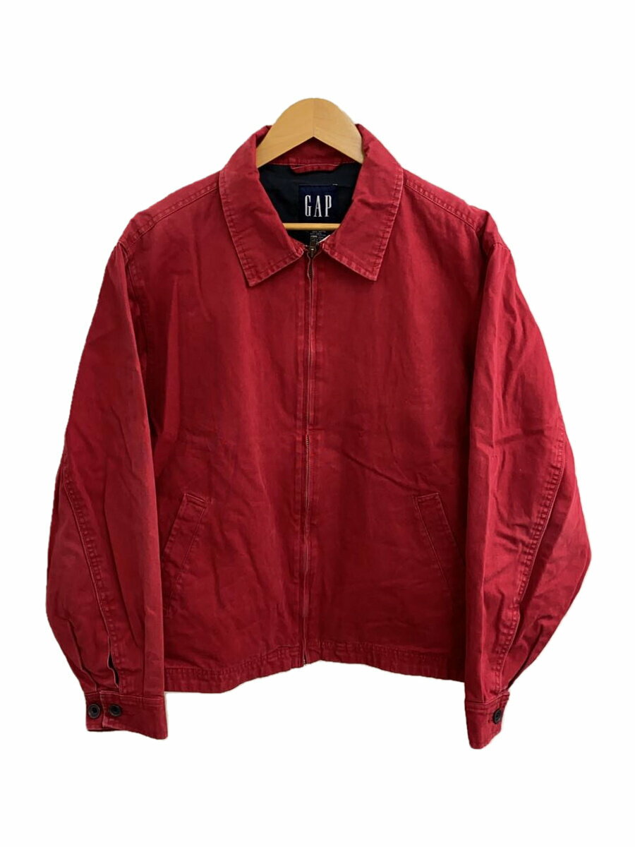 【中古】GAP◆ジャケット/S/コットン/RED/old【メンズウェア】