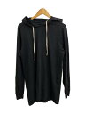 【中古】Rick Owens◆T-SHIRT-HOODIE/XS/コットン/BLK/RU18S5285-JA/やや使用感有【メンズウェア】(4)