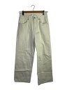 【中古】CAFUNE◆ボトム/38/コットン/WHT/無地/306415615【レディースウェア】