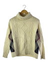 【中古】BLUE LABEL CRESTBRIDGE◆ニット・セーター(薄手)/38/アクリル/IVO/55N21-219-02//【レディースウェア】