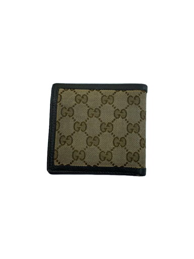 【中古】GUCCI◆2つ折り財布/キャンバス/BRW/総柄/メンズ/150413【服飾雑貨他】 【中古】GUCCI◆2つ折り財布/キャンバス/BRW/総柄/メンズ/150413【服飾雑貨他】