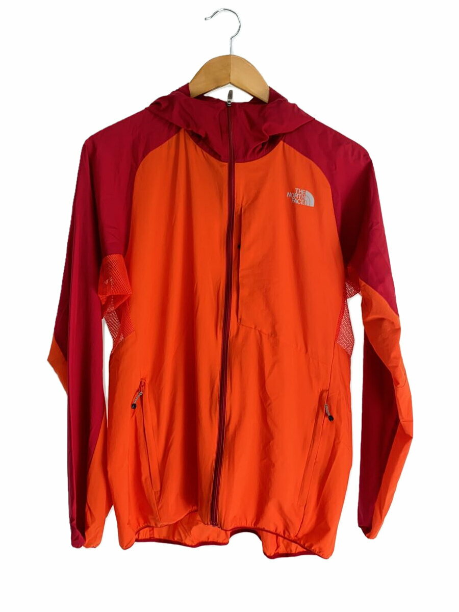 【中古】THE NORTH FACE◆スワローテイルベントフーディ/L/ナイロン/オレンジ【メンズウェア】
