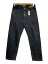 【中古】Denim Straight Trousers/MATSUFUJI/ボトム/3/ブラック/M223-0404//【メンズウェア】