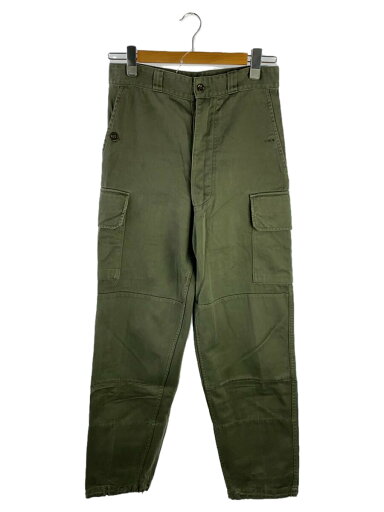 【中古】FRENCH MILITARY◆カーゴパンツ/--/コットン/GRN/ボタンフライ【メンズウェア】 【中古】FRENCH MILITARY◆カーゴパンツ/--/コットン/GRN/ボタンフライ【メンズウェア】