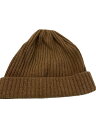 【中古】BURBERRY LONDON◆ニットキャップ/FREE/ウール/CML/メンズ【服飾雑貨他】