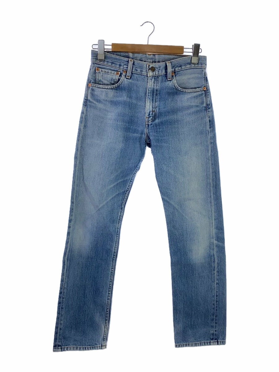 【中古】Levi’s◆ストレートパンツ/30/コットン/IDG/USA製/ボタン裏379/505-03【メンズウェア】