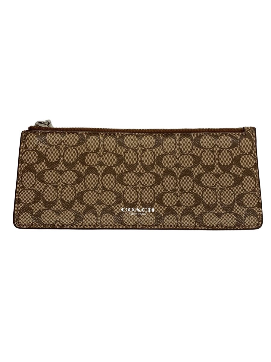 【中古】COACH◆長財布/PVC/PNK/無地/レディース/D1581 F52628【服飾雑貨他】