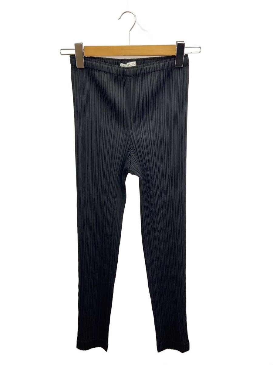【中古】PLEATS PLEASE ISSEY MIYAKE◆ボトム/4/ポリエステル/BLK/PP11-JF406//【レ...