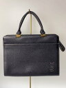 【中古】YVES SAINT LAURENT◆ハンドバッグ/--/BLK【バッグ】(4)