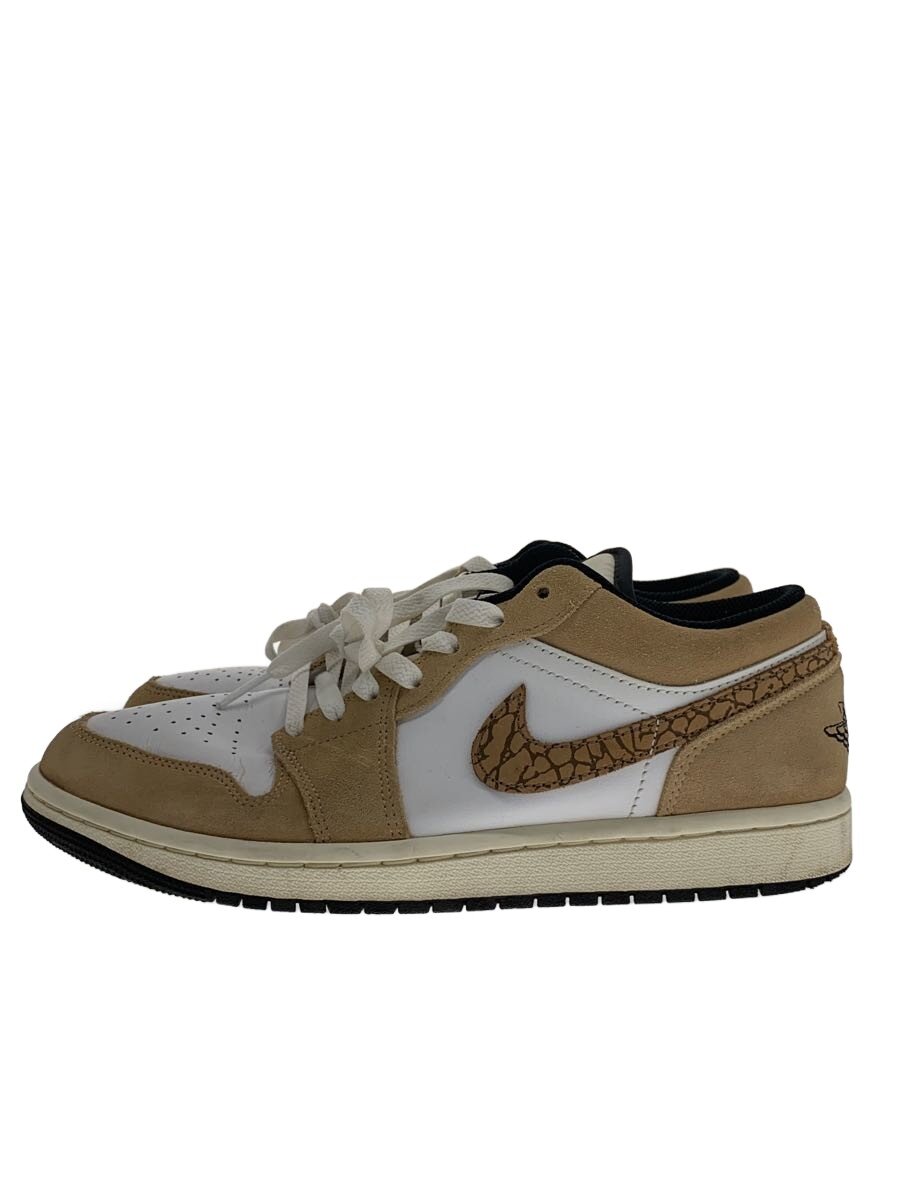 NIKE◆AIR JORDAN 1 LOW SE/BROWN ELEPHANT/26.5cm/BEG/DZ4130-201