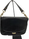 【中古】kate spade new york◆ショルダーバッグ/--/BLK/無地【バッグ】