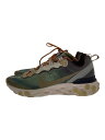 【中古】NIKE◆REACT ELEMENT 87/UNDERCOVER/リアクトエレメントアンダーカバー/カーキ/26cm/KHK【シューズ】