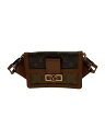 【中古】LOUIS VUITTON◆バムバッグ・ドーフィーヌ_モノグラム・リバース_BRW/PVC/BRW【バッグ】