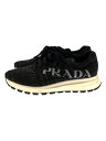 【中古】PRADA◆ローカットスニーカー/US7.5/BLK/4E3483【シューズ】