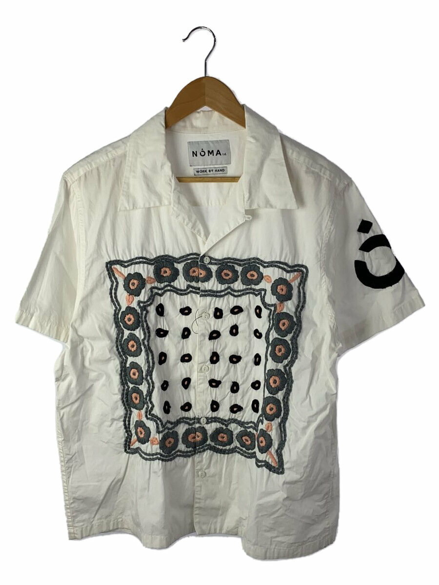 【中古】NOMA t.d.◆半袖シャツ/3/コットン/WHT/N35-EM04【メンズウェア】