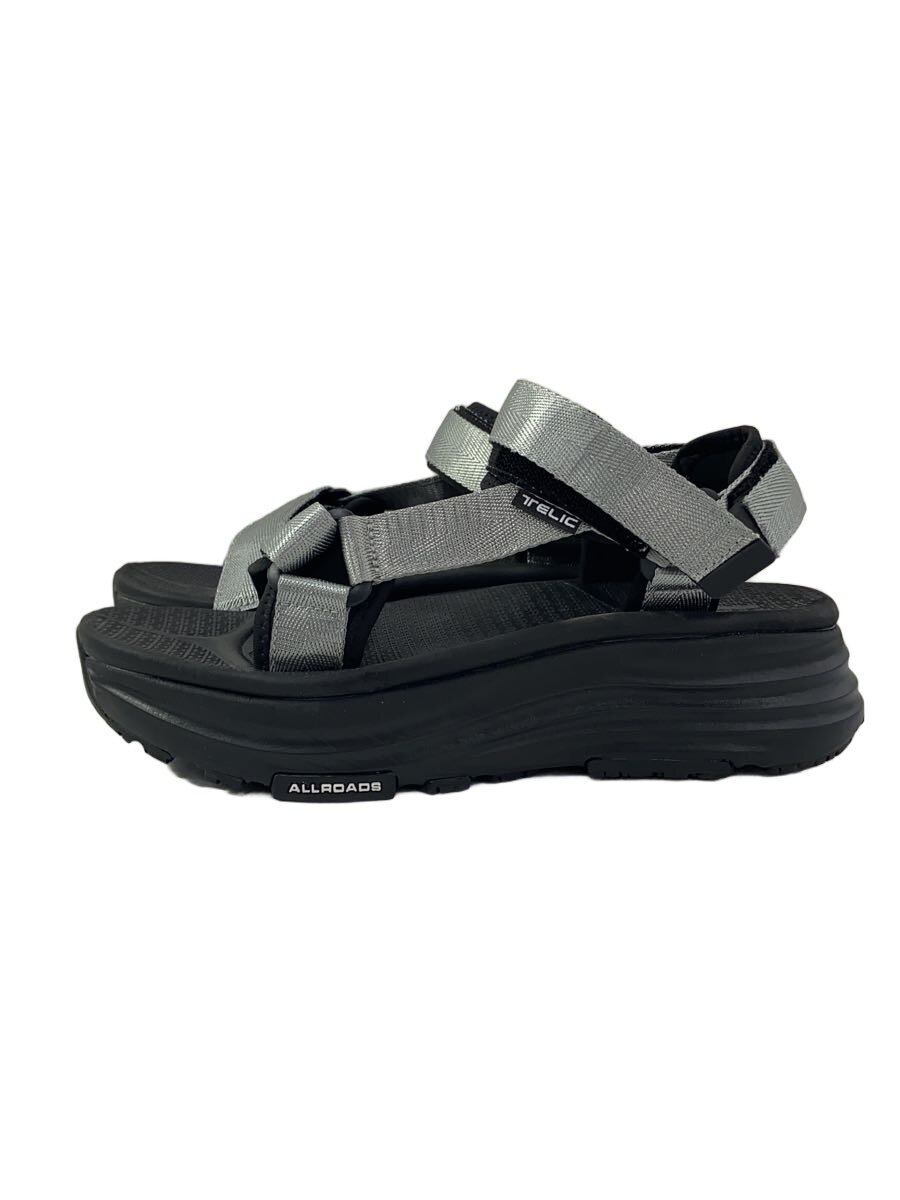 【中古】TELIC◆サンダル/26cm/BLK/TL-013【シューズ】