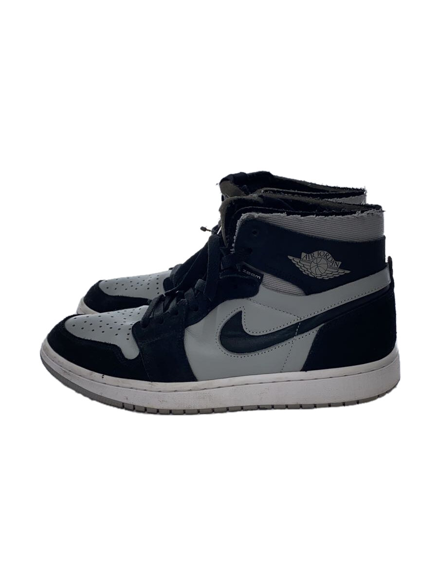 【中古】NIKE◆AIR JORDAN 1 ZOOM CMFT_エア ジョーダン 1 ズーム コンフォート/27cm/BLK【シューズ】