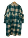 【中古】ISABEL MARANT ETOILE Fontizi/チェックロングシャツコート/78-08-16-08003【レディースウェア】(4)