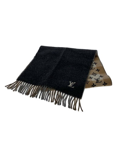 【中古】LOUIS VUITTON◆ルイヴィトン/M76589/エシャルプモノグラムチェックブロック/マフラー/ウール/チェック/【服飾雑貨他】 【中古】LOUIS VUITTON◆ルイヴィトン/M76589/エシャルプモノグラムチェックブロック/マフラー/ウール/チェック/【服飾雑貨他】
