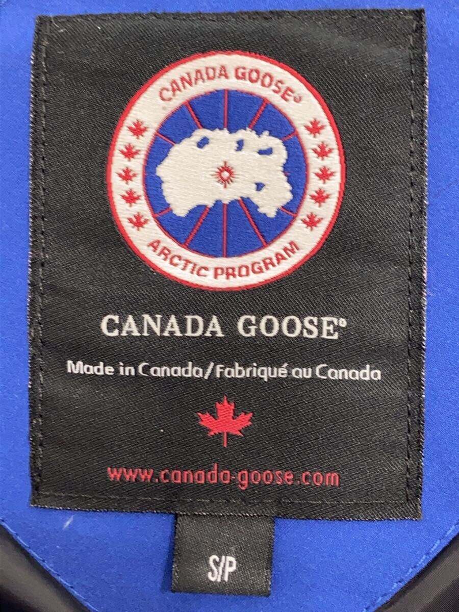 【中古】CANADA GOOSE◆Jasper Parka/ダウンジャケット/S/ポリエステル/BLU/3438JM【メンズウェア】