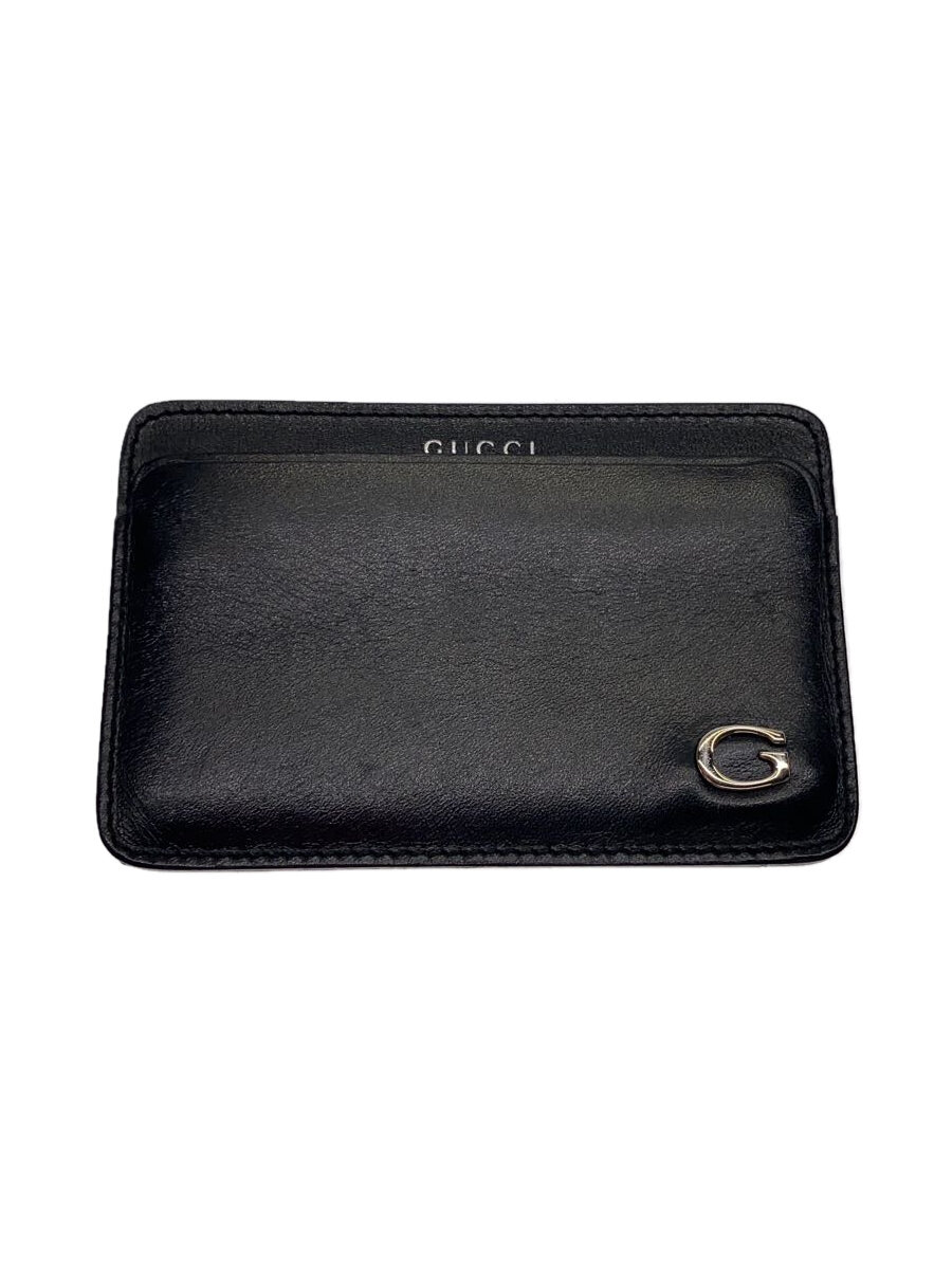 【中古】GUCCI◆グッチ/カードケース/--/ブラック/無地/メンズ/030・0416・1327・5【服飾雑貨他】