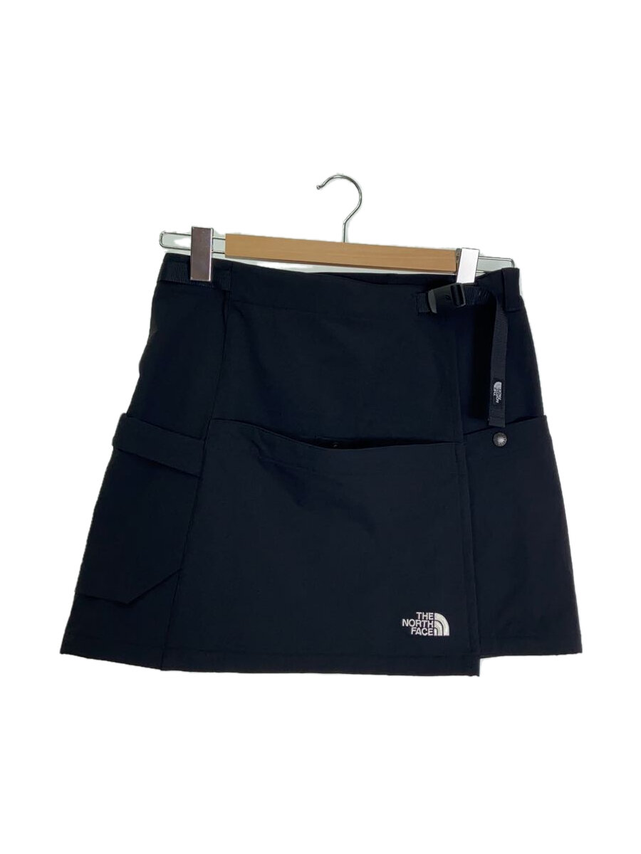 【中古】THE NORTH FACE◆CLASS V WRAP SKIRT_クラスファイブラップスカート/L/ナイロン/BLK【レディースウェア】