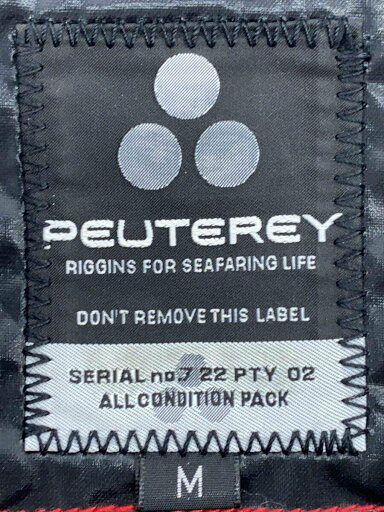 【中古】PEUTEREY◆00s/y2k/archive/コーティングミリタリージャケット/M/リネン/BLK/47291006【メンズウェア】