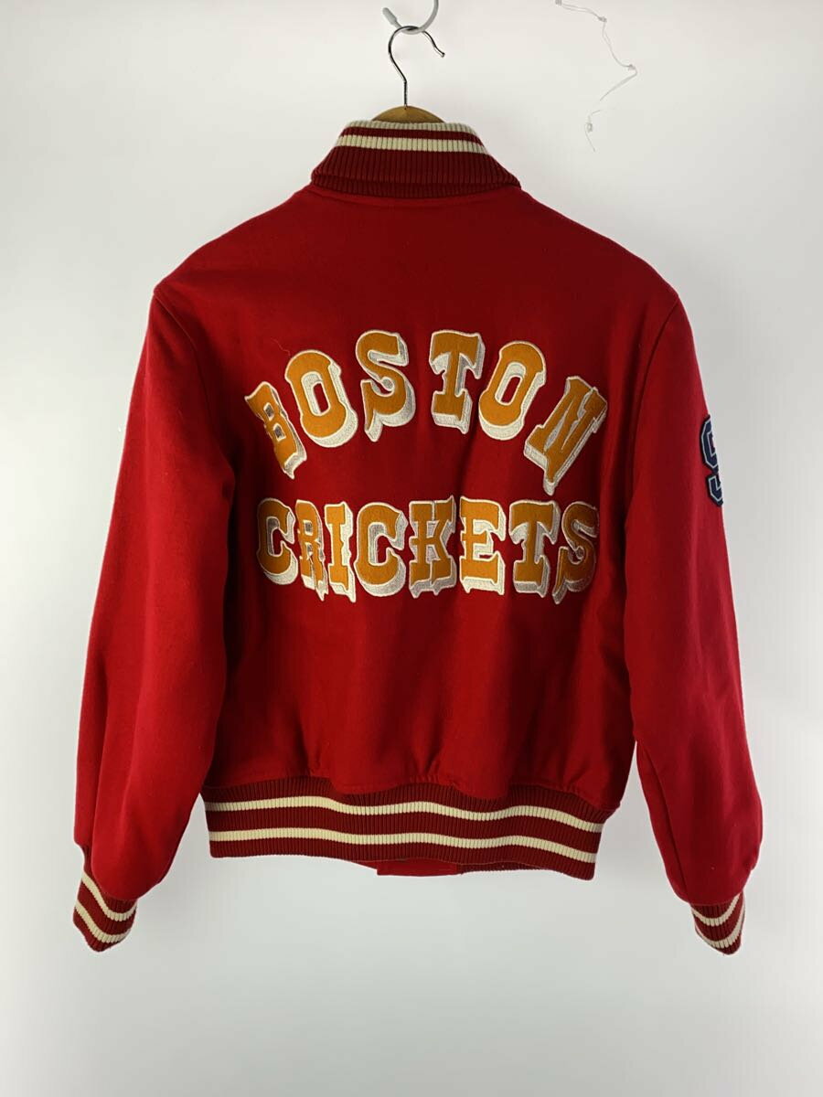 【中古】CHARGE◆スタジャン/M/ウール/RED【メンズウェア】