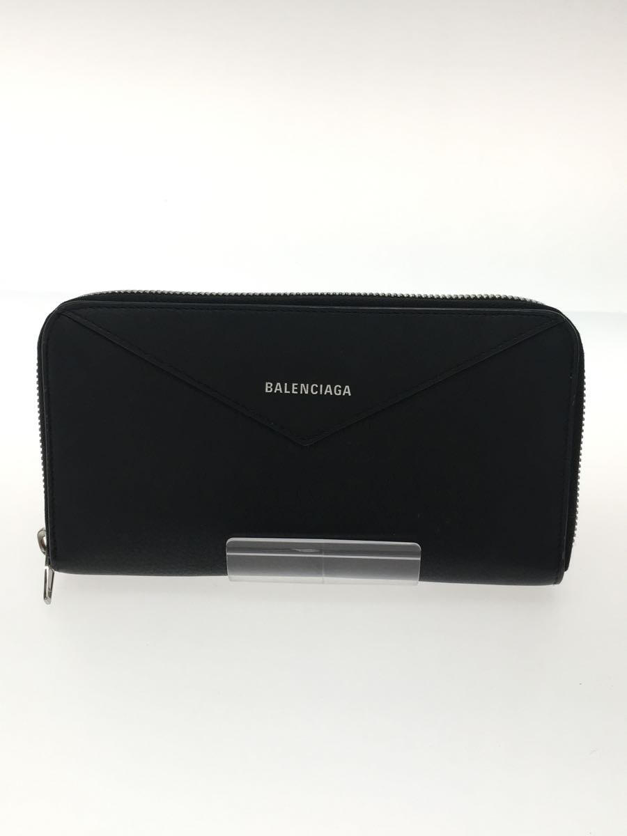 【中古】BALENCIAGA◆長財布/レザー【