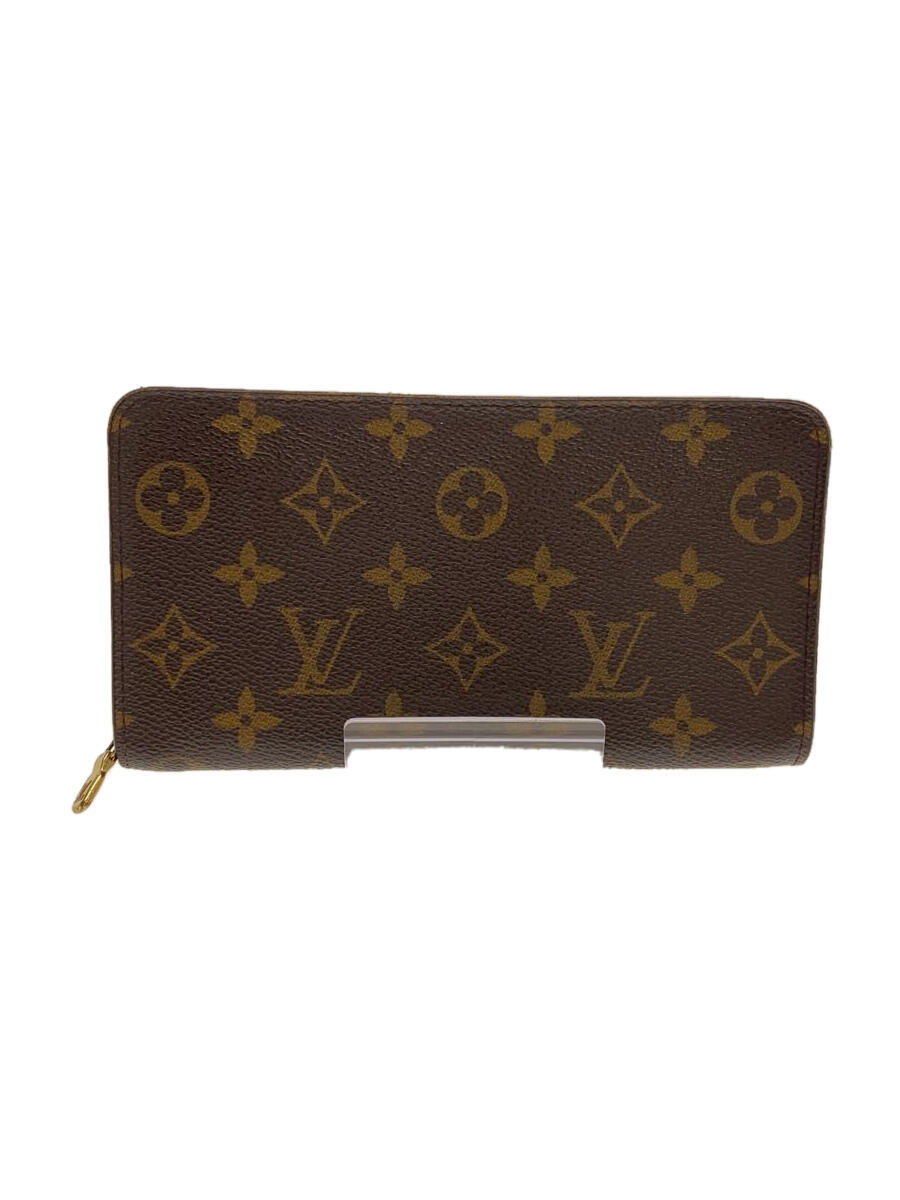 【中古】LOUIS VUITTON◆長財布/--/BRW/総柄/メンズ/M61727【服飾雑貨他】