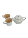 【中古】LE CREUSET◆調理器具その他/3点セット/WHT【キッチン用品】
