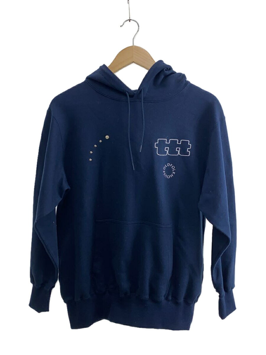 【中古】TTT_MSW◆OLD FOLK HOUSE Studs Hoodie/パーカー/S/NVY/TTTOFH-2023PW-CT01【メンズウェア】